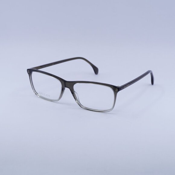 Gucci GG0553O 004 Eyeglasses Grey Gradient 54mm Rectangle Frame - Picture 1 of 10